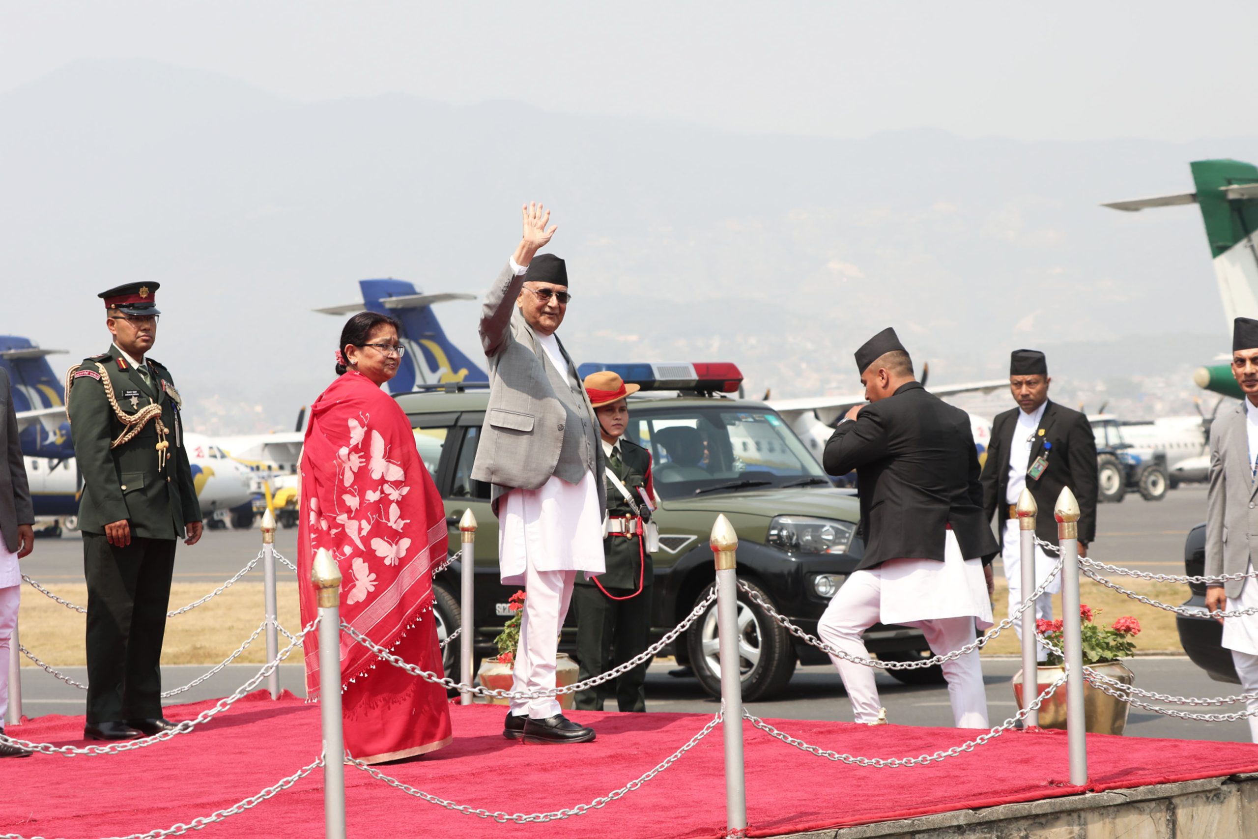 प्रधानमन्त्री ओली थाईल्याण्ड प्रस्थान (भिडियो)
