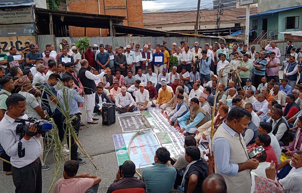 उखु किसानको काठमाडौं केन्द्रित आन्दोलन स्थगित
