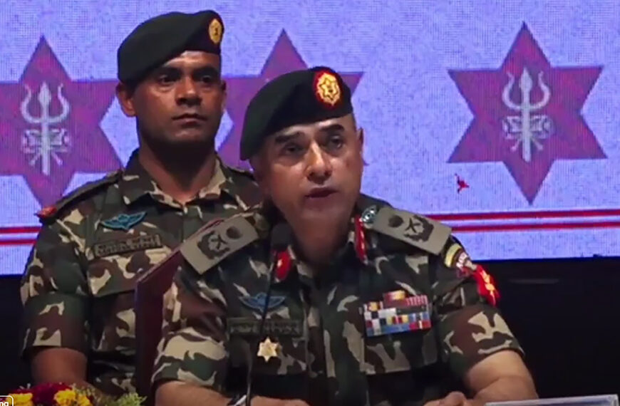 नेपाली सेनाले भन्यो- जेनजी आन्दोलनमा प्रहरीको गोलीबाट २२ प्रदर्शनकारीको मात्र मृत्यु