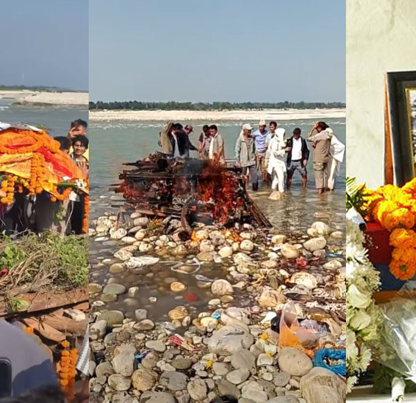 राष्ट्रिय सम्मानसहित विपिन जोशी अन्त्येष्टि