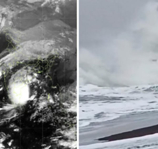 ‘मोन्था’ आँधी आज भारतको ओडिशा पुग्ने, कमजोर हुँदै जाने अनुमान