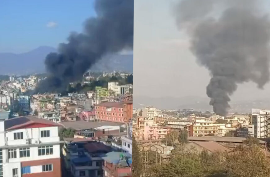 सिनामंगलस्थित काठ गोदामको आगलागी नियन्त्रणमा