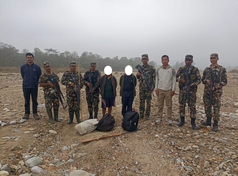 पर्सा राष्ट्रिय निकुञ्जमा अवैध शिकार नियन्त्रण : दुई महिनामा पाँच शिकारी पक्राउ