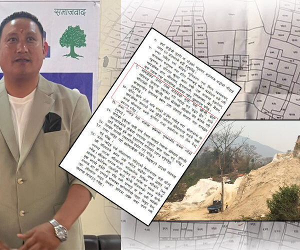 तारकेश्वरमा जनप्रतिनिधीकै मिलेमतोमा सार्वजनिक जग्गा अवैध उत्खनन, स्थानीय त्रसित