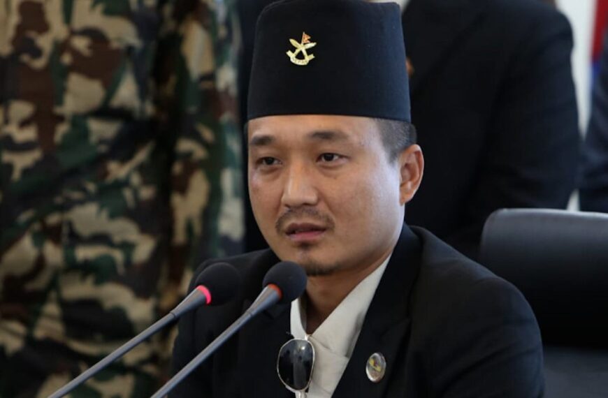 गृहमन्त्री सुधन गुरुङले दिए राजीनामा