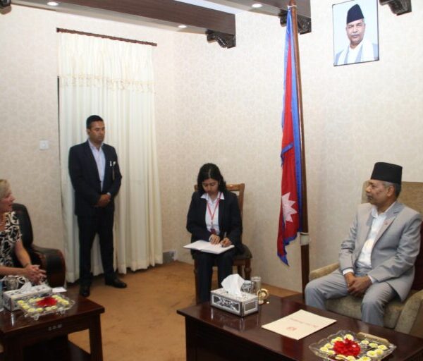 उपराष्ट्रपति यादवसँग युरोपेली सङ्घका राजदूतको शिष्टाचार भेट