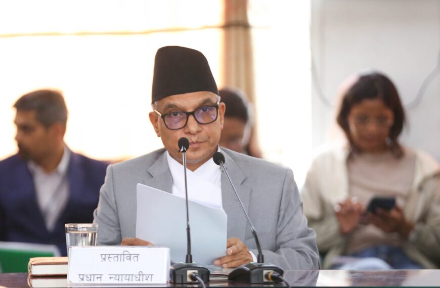 प्रधान न्यायाधीशको शपथ आजै, लगत्तै कार्यभार सम्हाल्ने