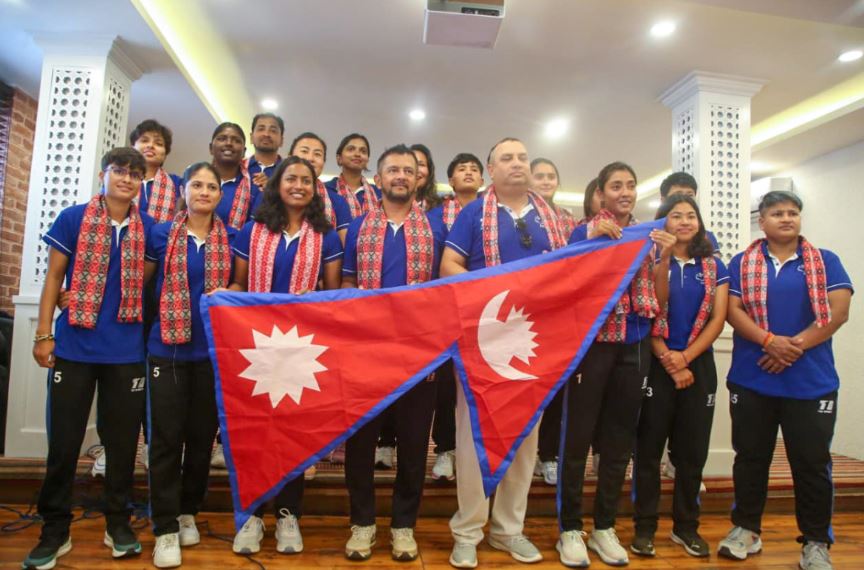 नेपाली राष्ट्रिय महिला क्रिकेट टोलीको विदाइ