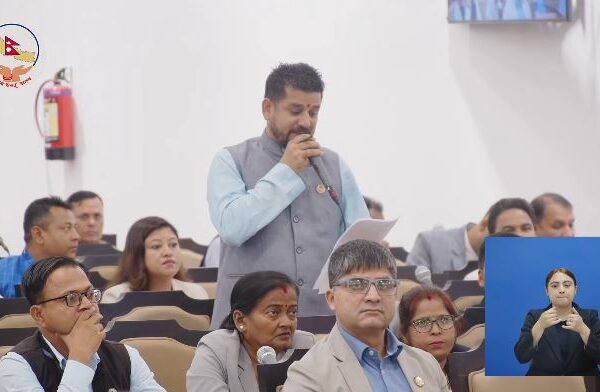 संसदमा रास्वपा सांसदले खोजे कुलमान घिसिङ