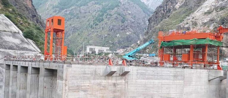 ल्हेन्दे खोलामा रसुवागढी जलविद्युत्को विद्युत् उत्पादन बन्द