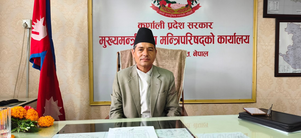 कर्णालीका मुख्यमन्त्री शाहीले भदौ ३ मा विश्वासको…