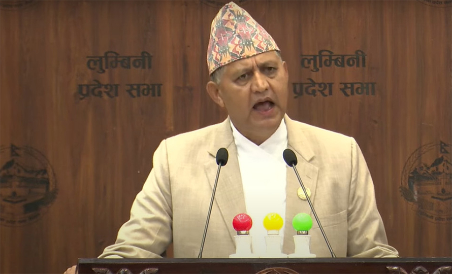 लुम्बिनीका मुख्यमन्त्री चेतनारायणले पाए विश्वासको मत :&hellip;