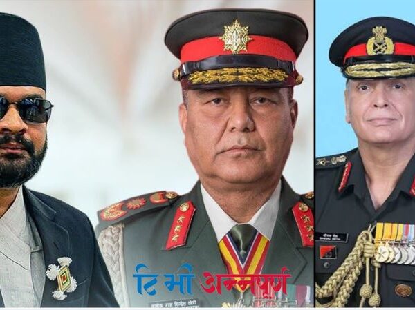 नेपाल भ्रमणमा आउँदै भारतीय प्रधानसेनापति धिरज सेठ, बालेन र सिग्देलसँग भेटवार्ता गर्ने