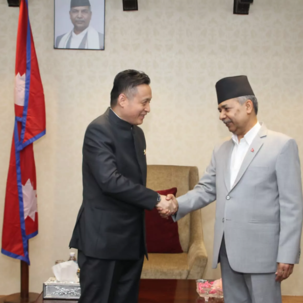 भोटेकोशी बाढीबारे उपराष्ट्रपति यादवसँग चिनियाँ राजदूतले गरे छलफल