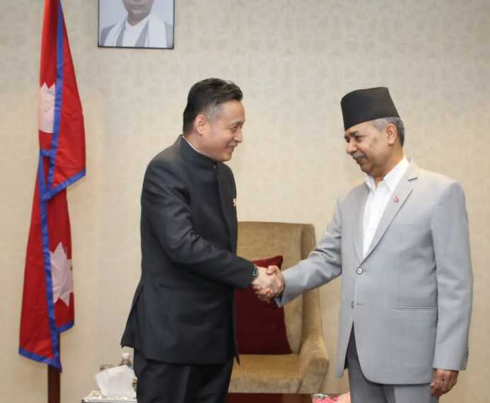 भोटेकोशी बाढीबारे उपराष्ट्रपति यादवसँग चिनियाँ राजदूतले गरे छलफल