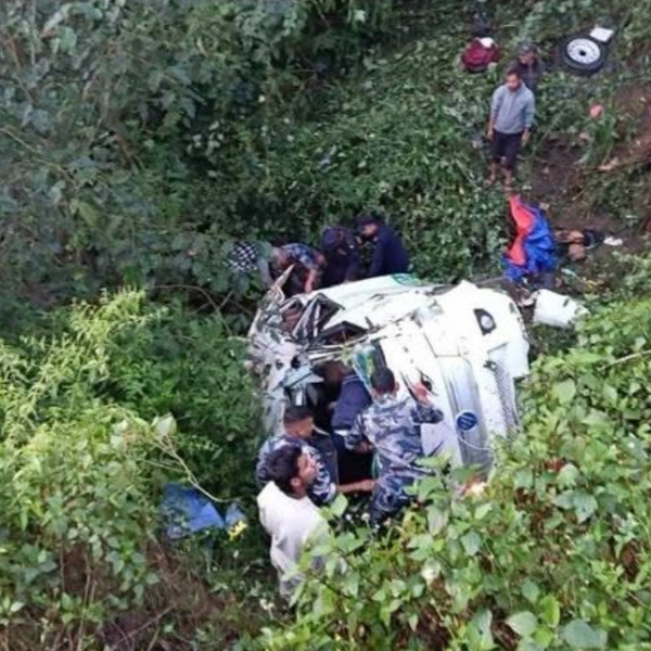 रुकुम पश्चिममा जिप दुर्घटना, चालकसहित दुई जनाको मृत्यु