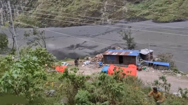 बूढीगण्डकीको बाढीले चुमनुब्रीका ३५ घर बगायो